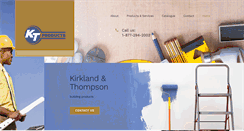 Desktop Screenshot of ktproducts.com